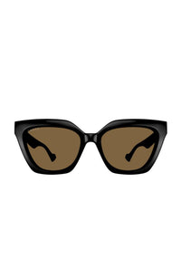 Gucci Sunglasses Black Narrow Cat Eye