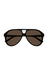 Gucci Black Pilot Sunglasses