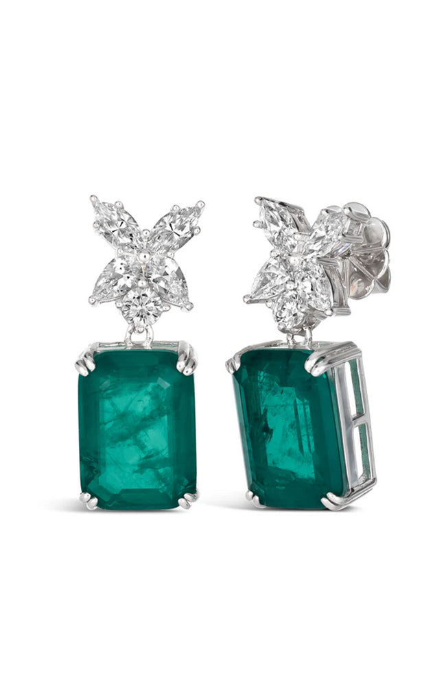 Grace 22 Emerald Earrings
