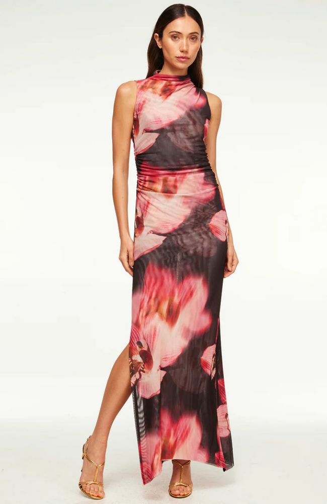 Athena Dress in Midnight Orchid
