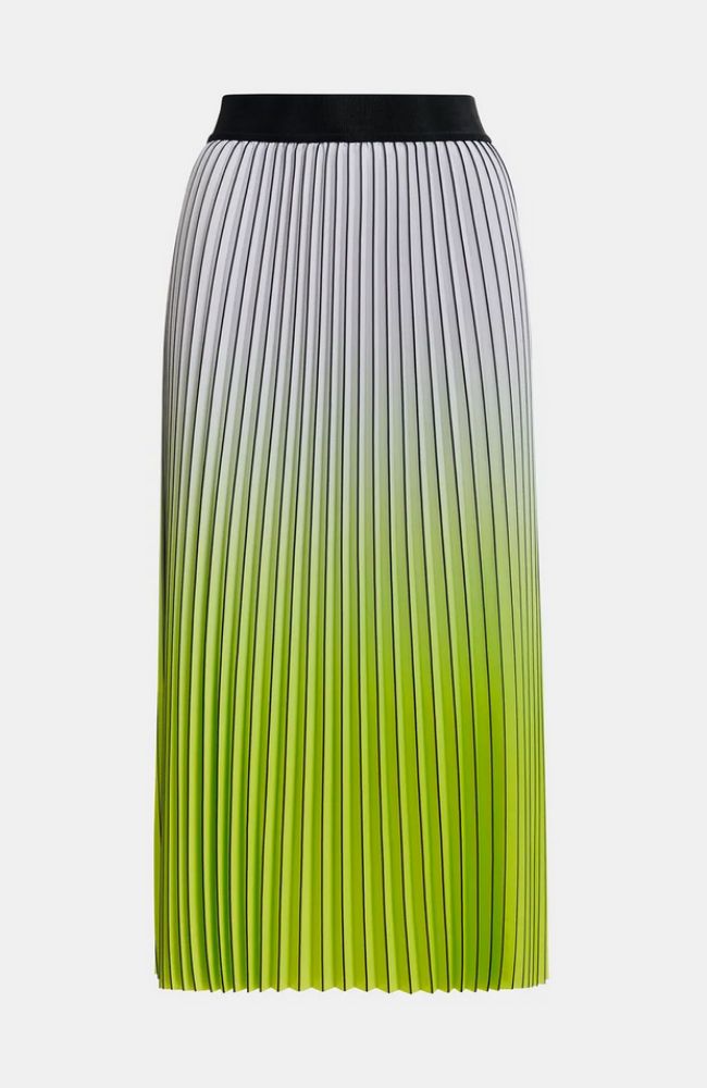 Haries Pleated Midi Skirt