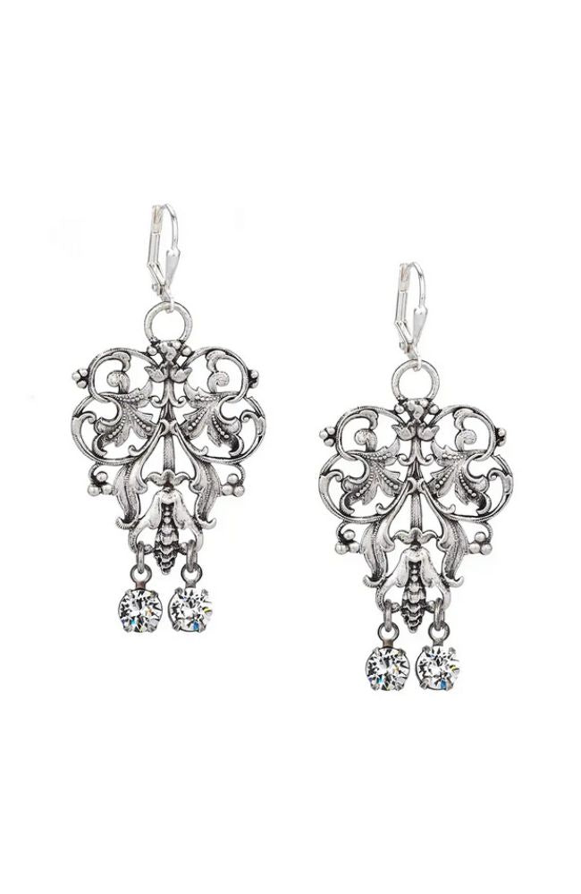 Arlise Silver French Filigree Earring