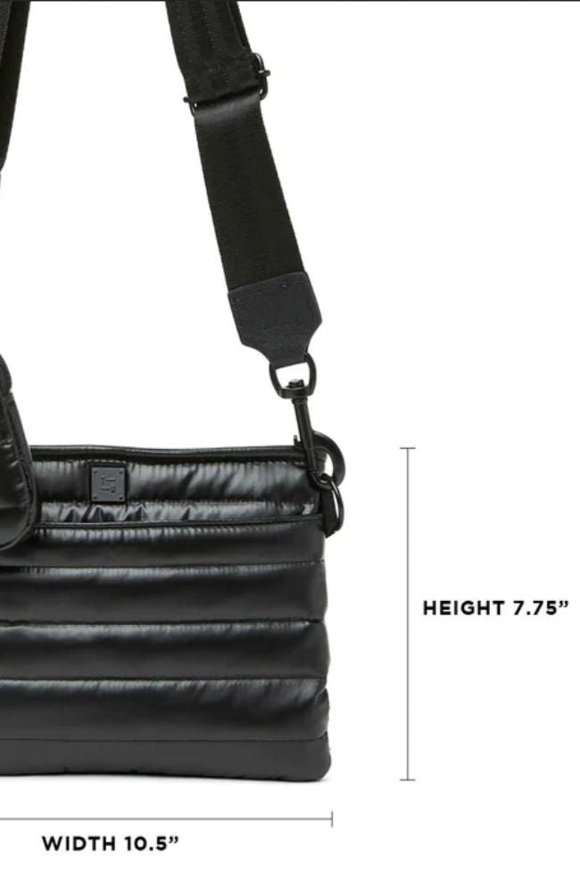 Downtown Crossbody Pearl Black