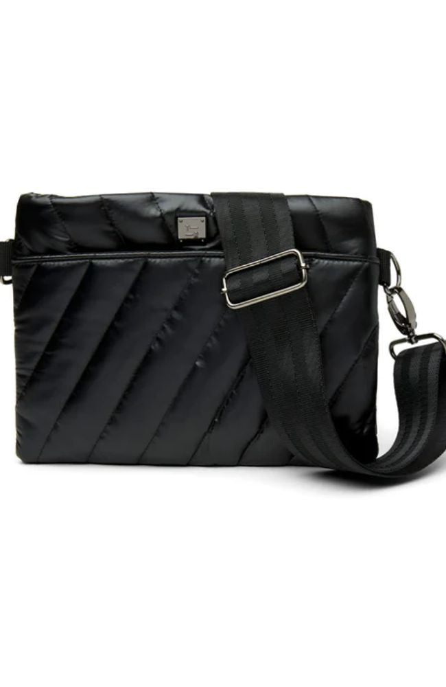 Diagonal Bum Bag 2.0 in Pearl Black