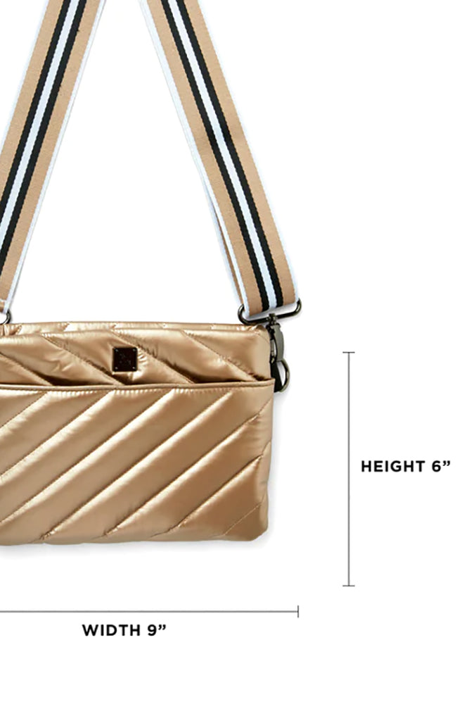 Diagonal Bum Bag 2.0 in Pearl Cashmere
