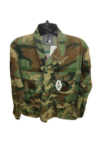 Multi Brocade Full Length Camo Jacket