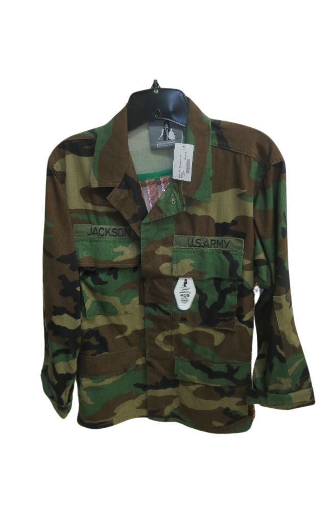 Pink Deco Full Length Camo Jacket