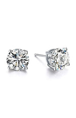 Just Like Diamonds 3 CT Stud Silver