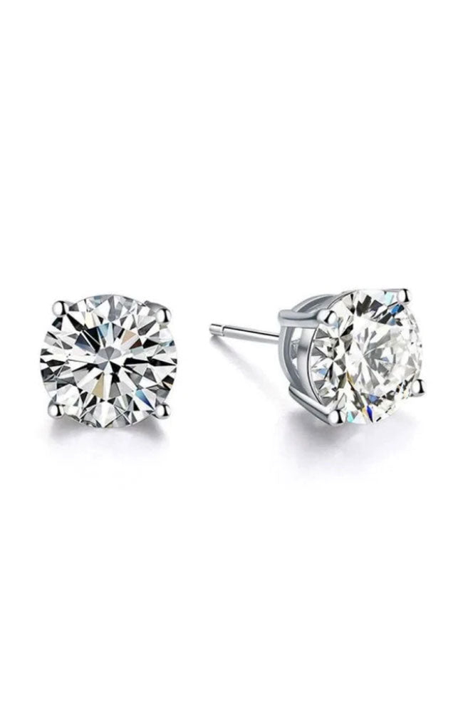 Just Like Diamonds 3 CT Stud Silver
