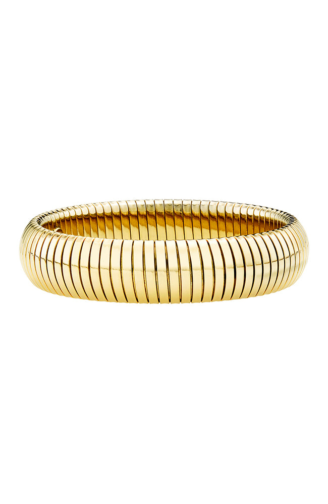 Gold Cobra Bangle