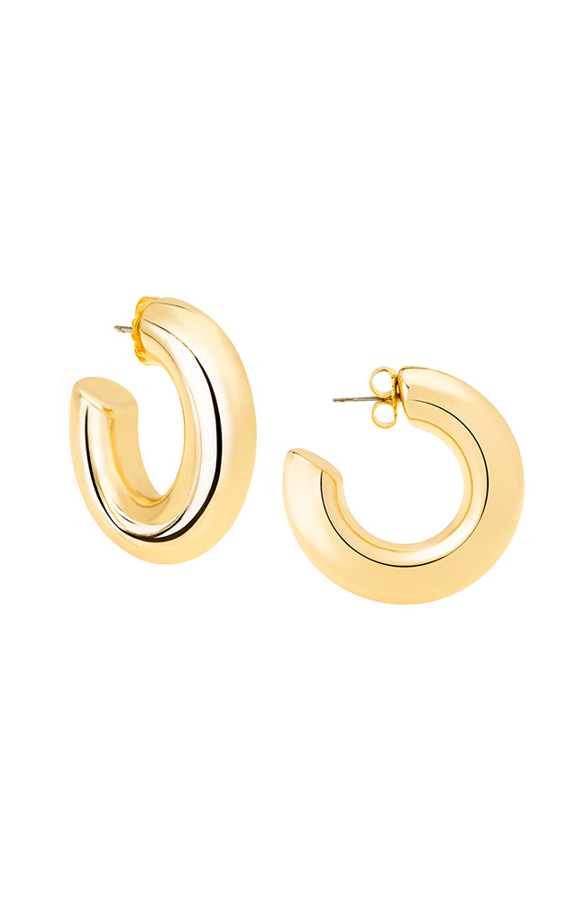 Medium Gold Hoop Earring