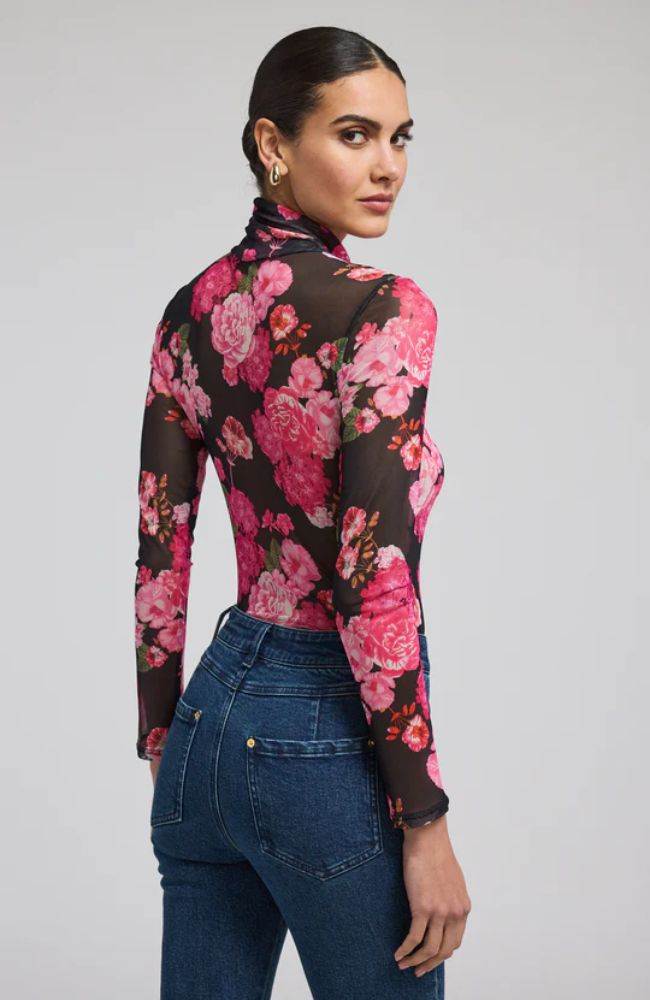 Tyla Floral Mesh Top