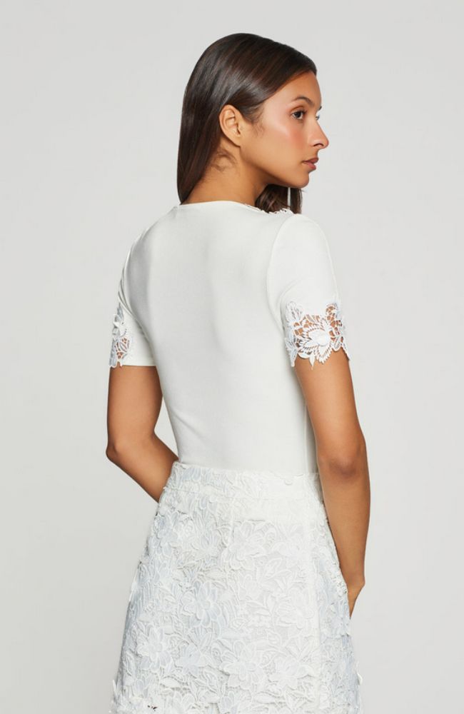 Shiloh 3D Lace Combo Top