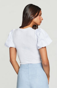 Teigan Poplin Combo Top