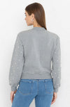Julie Crystal Stud Sweatshirt