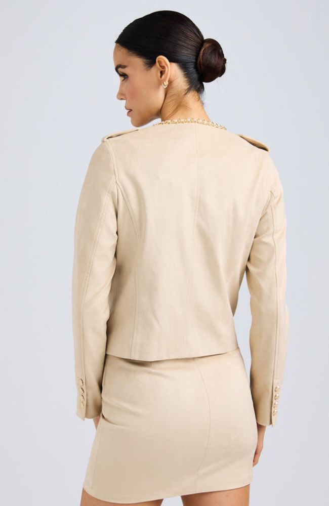 Fiorella Vegan Suede Jacket