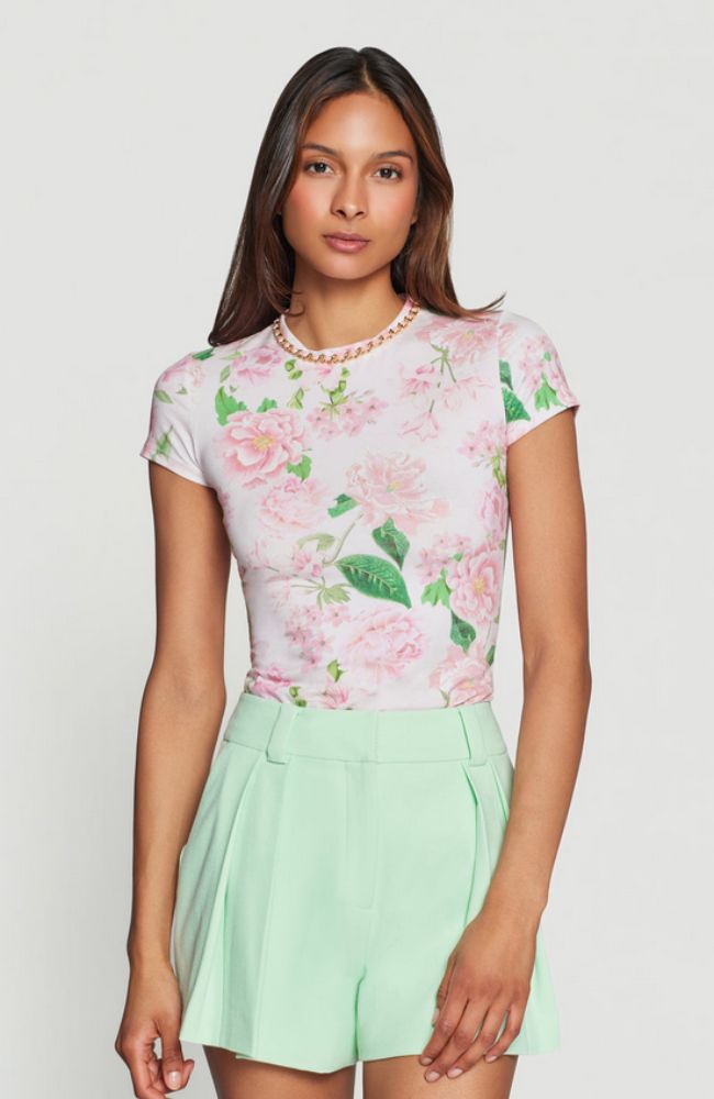 Tate Floral Chain Top
