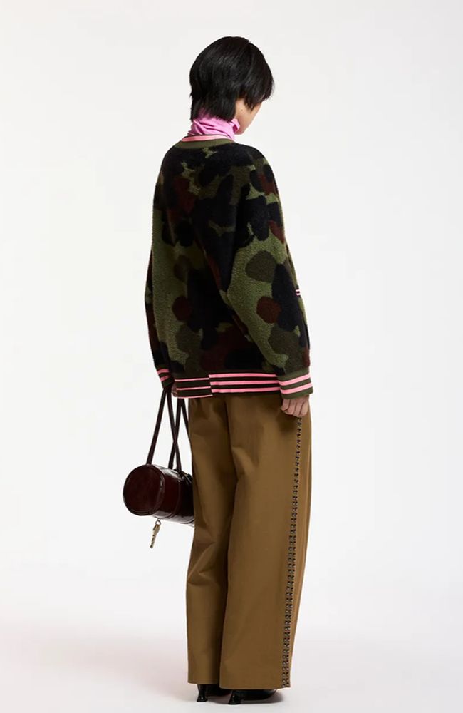 Kamoo Camouflage Knit Cardigan