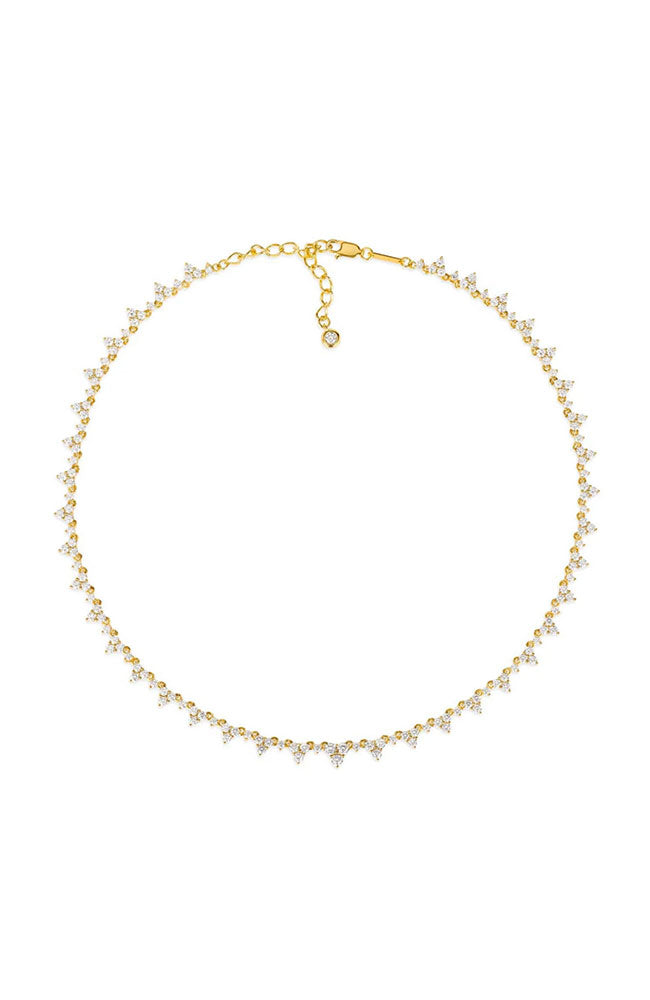 Kate 42 Diamond Crystalline Gold Necklace