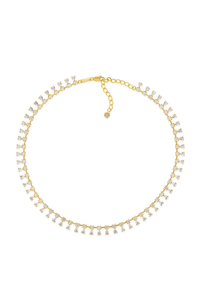Kate 43 Diamond Crystalline Gold Necklace