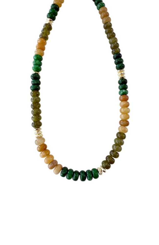 Kerry Green Mix Beaded Necklace