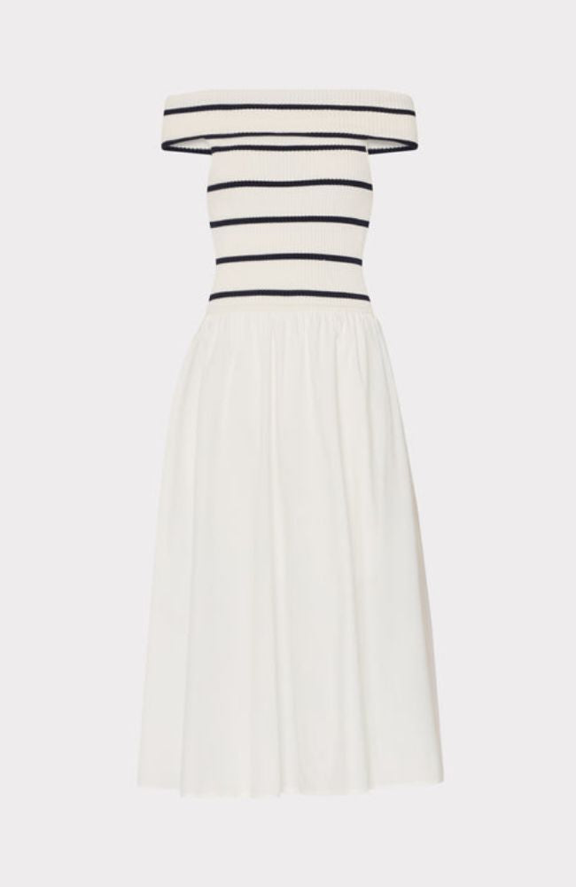 OTS Sheer Knit Midi Dress