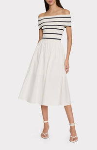 OTS Sheer Knit Midi Dress