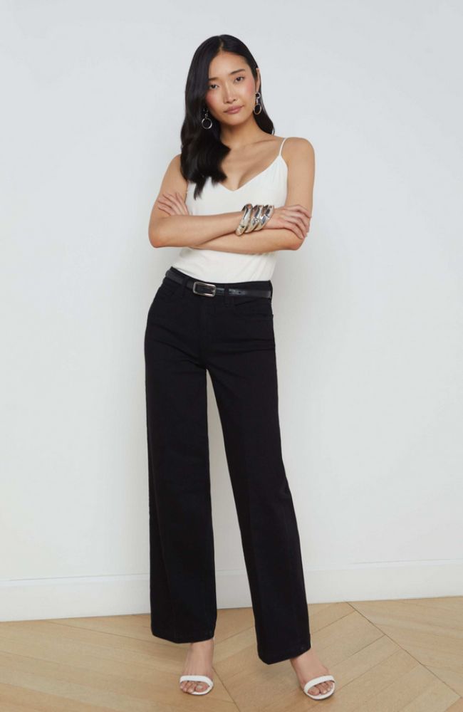 Scottie HR Wide Leg in Black