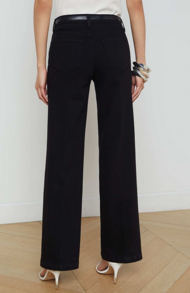 Scottie HR Wide Leg in Black