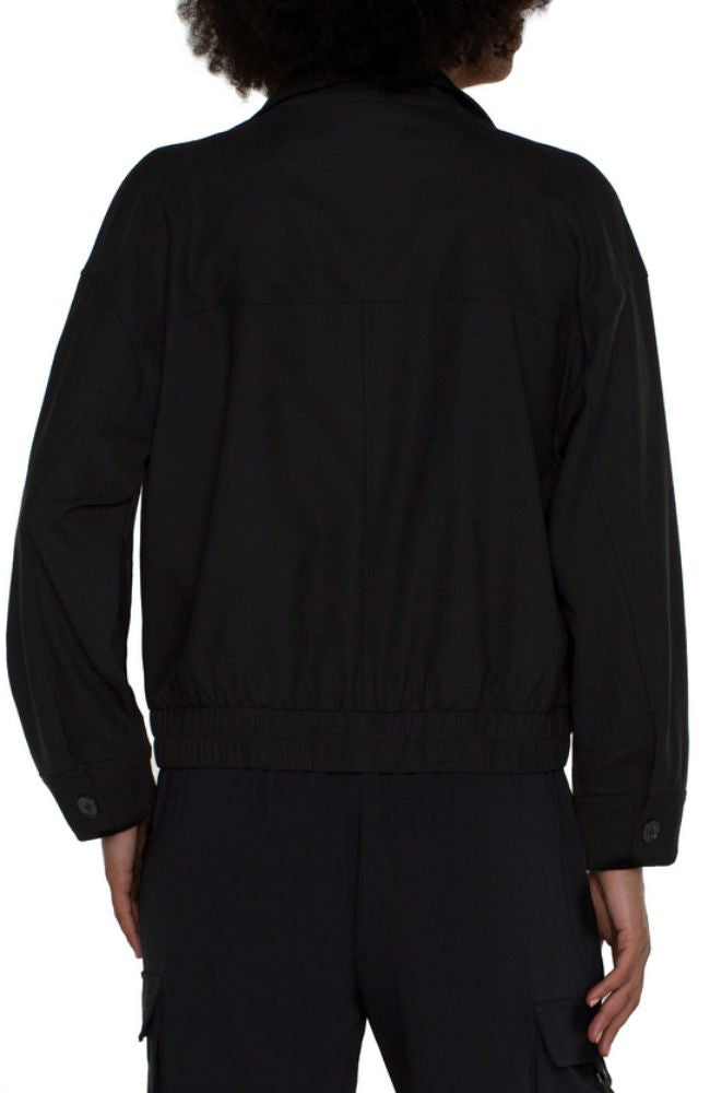 Utility Jacket with Cinch Hem