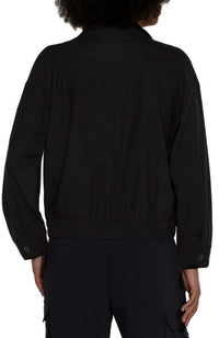 Utility Jacket with Cinch Hem