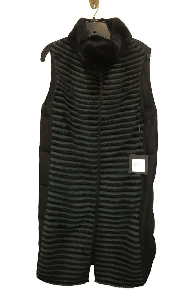 Long Mink Line Rev Coat