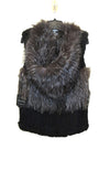 Vest in Silver Fox