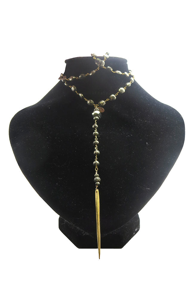 Black Spear Necklace