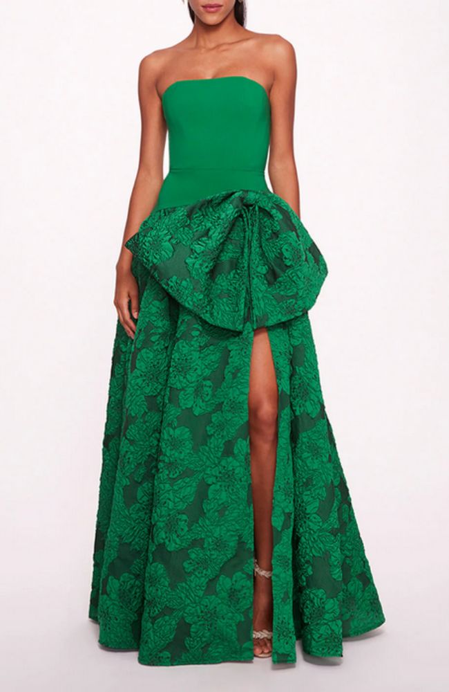 Calathea Cloque 4way Stretch Gown