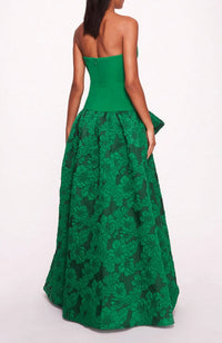 Calathea Cloque 4way Stretch Gown