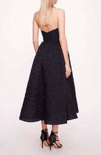 Calathea Halter Cocktail Gown