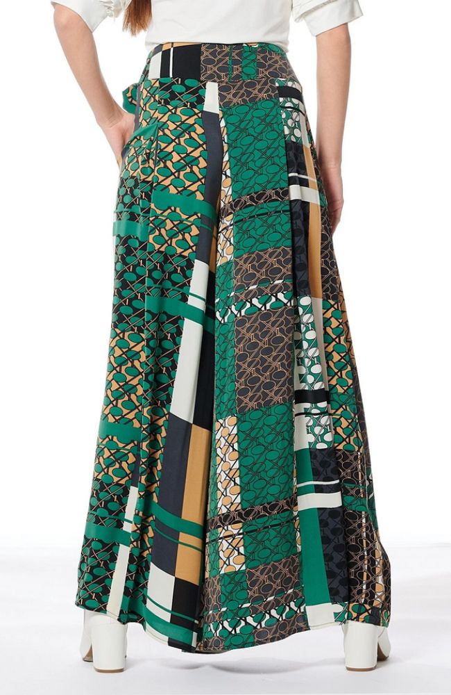 Tie Waist Long Palazzo Pants