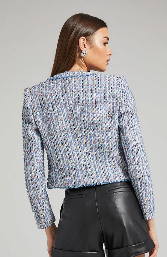 Kristen Tweed Blazer in Pinkand Light Blue