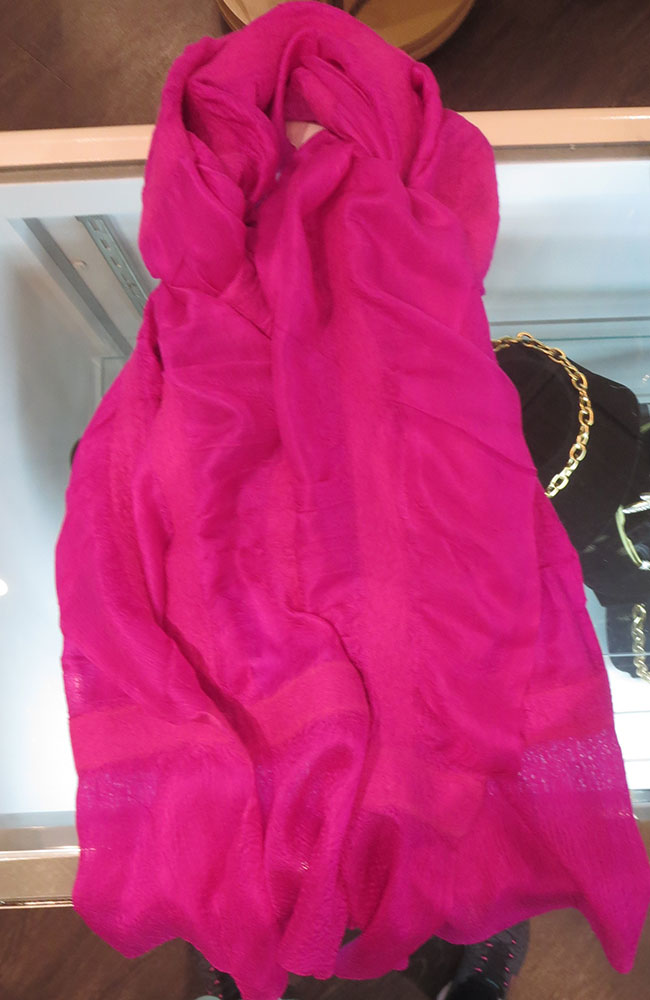 Scarf in Hot Pink