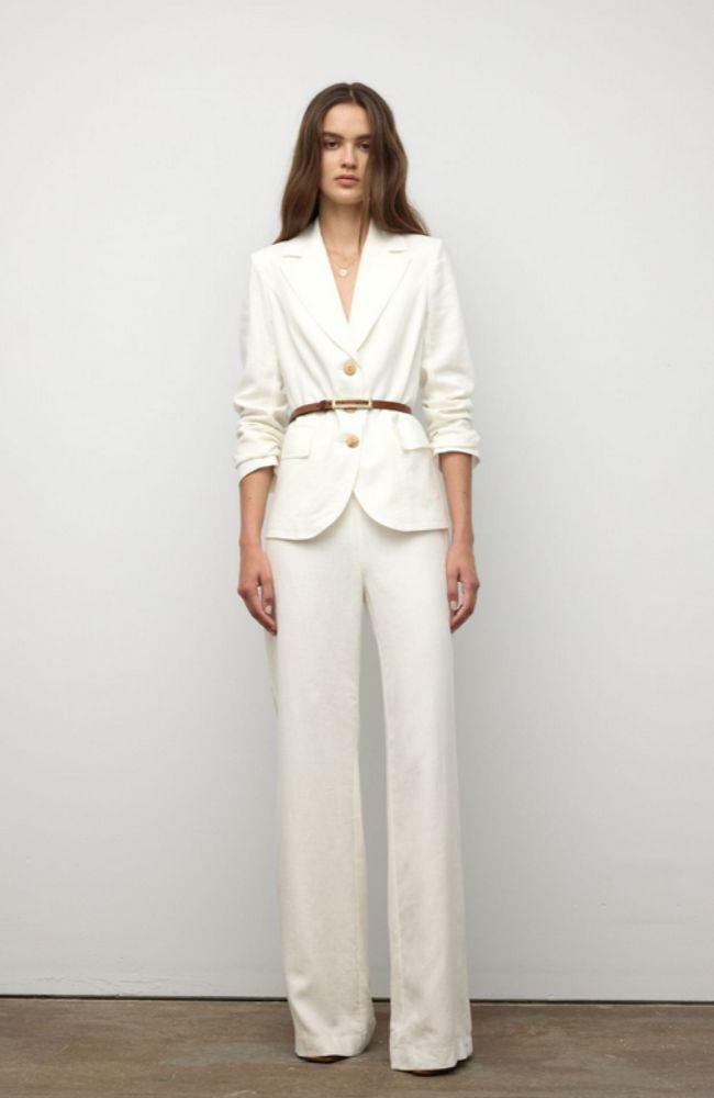 Wide Leg Linen Pant
