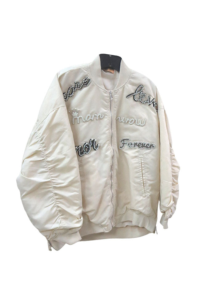 Embellished Bomber Jacket