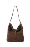 Sandy Suede Handbag in Chocolate