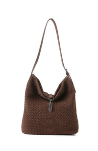 Sandy Suede Handbag in Chocolate