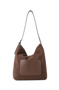 Sandy Suede Handbag in Chocolate