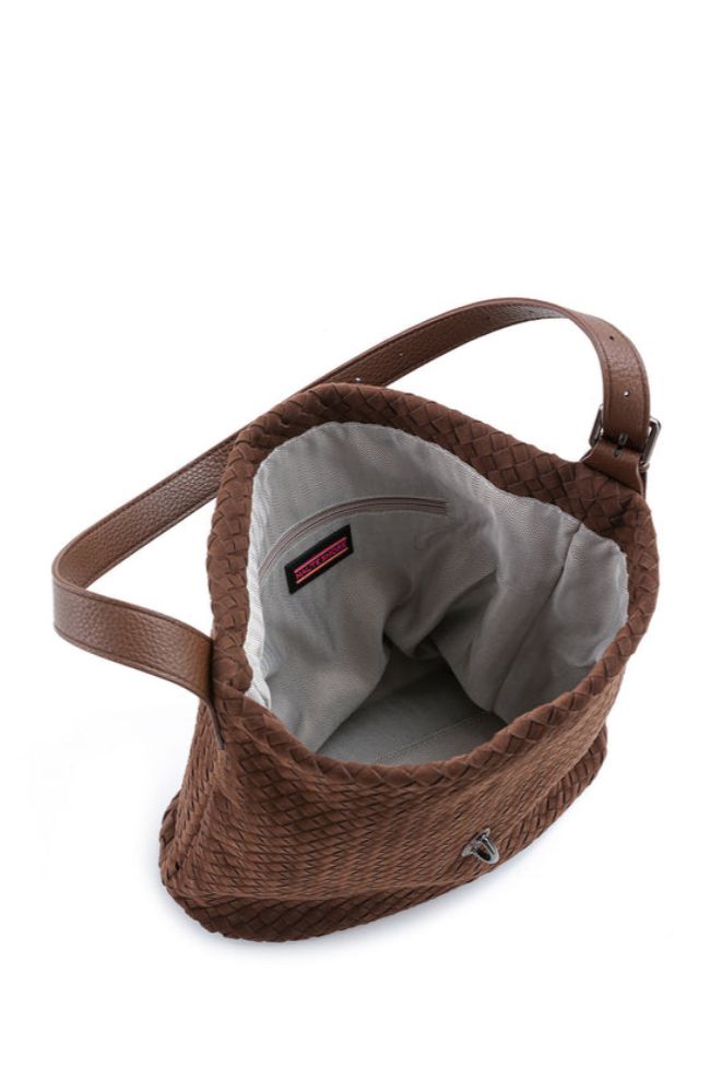 Sandy Suede Handbag in Chocolate