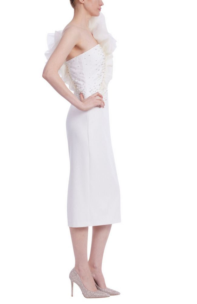 One Shoulder Ruffle Dress