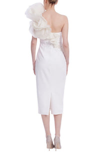 One Shoulder Ruffle Dress