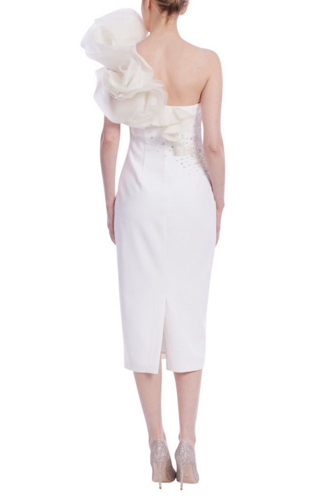 One Shoulder Ruffle Dress