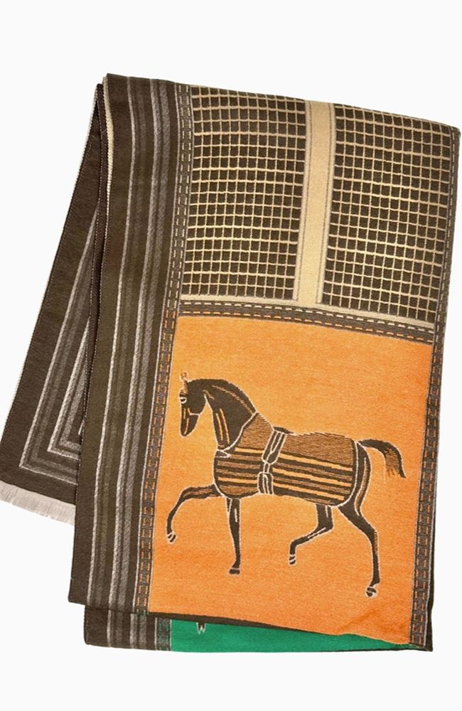 Hill Scarf in Brown